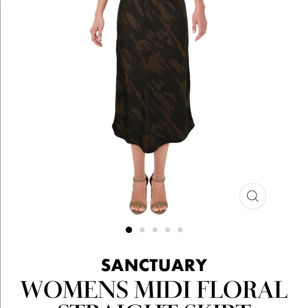 Camo MIDI Skirt